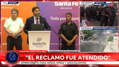 Pullaro dijo que la protesta “fue un reclamo justo y genuino”