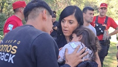 Hallaron con vida a Esmeralda, la nena de 2 años que desapareció en Cosquín