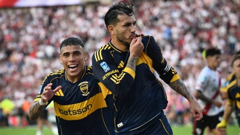 Con un gol de Paredes, Boca le ganó a River por 1 a 0 en el Superclásico 