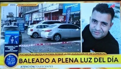 La Matanza: Matan a un policía que custodiaba la recaudación de un local