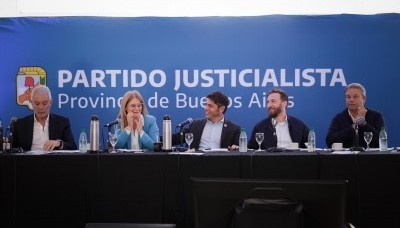 Con el faltazo de Máximo, Kicillof asumió la conducción del PJ bonaerense