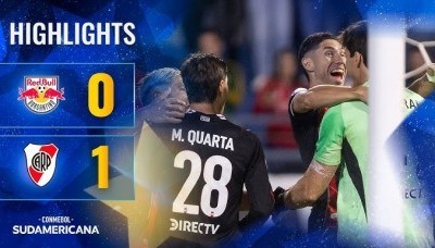 Sudamericana: River venció 1-0 a Bragantino y recuperó la punta del Grupo H