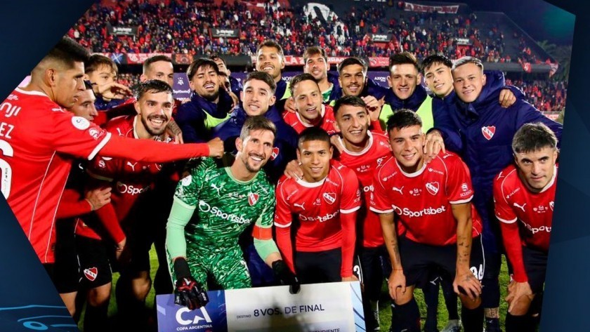 Independiente derrotó a Unión por 2-0 y clasificó a octavos de final de la Copa Argentina