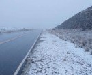 El frío extremo trajo nieve y tiñó de blanco varias zonas del país
