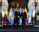 Milei y Noboa encabezaron la firma de acuerdos bilaterales en Quito