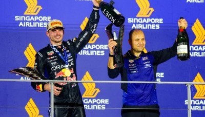 Verstappen se quedó con el GP de Singapur y acecha a Russell por el subcampeonato