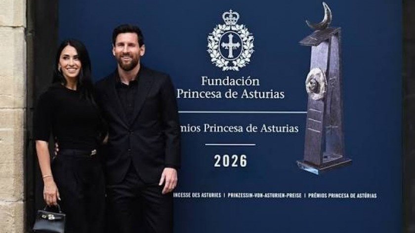 Lionel Messi recibió el Premio Princesa de Asturias y recordó a su padre Jorge